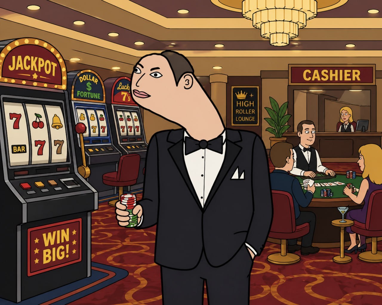 The Cendorr at the high roller casino lounge